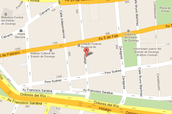 Mapa El Siglo de Durango