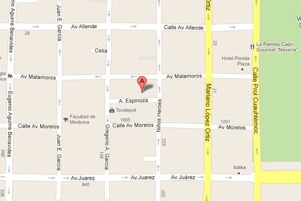 mapa El siglo de torreón