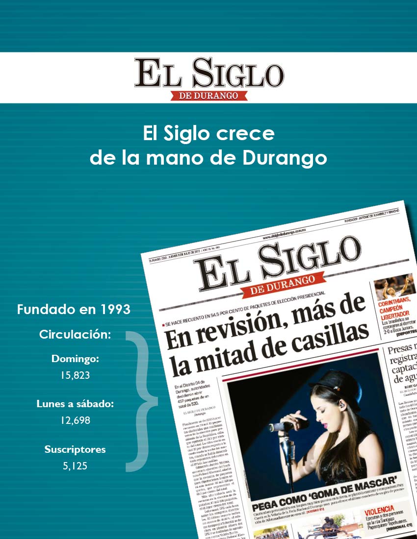 EL SIGLO DE DURANGO el siglo de durango: